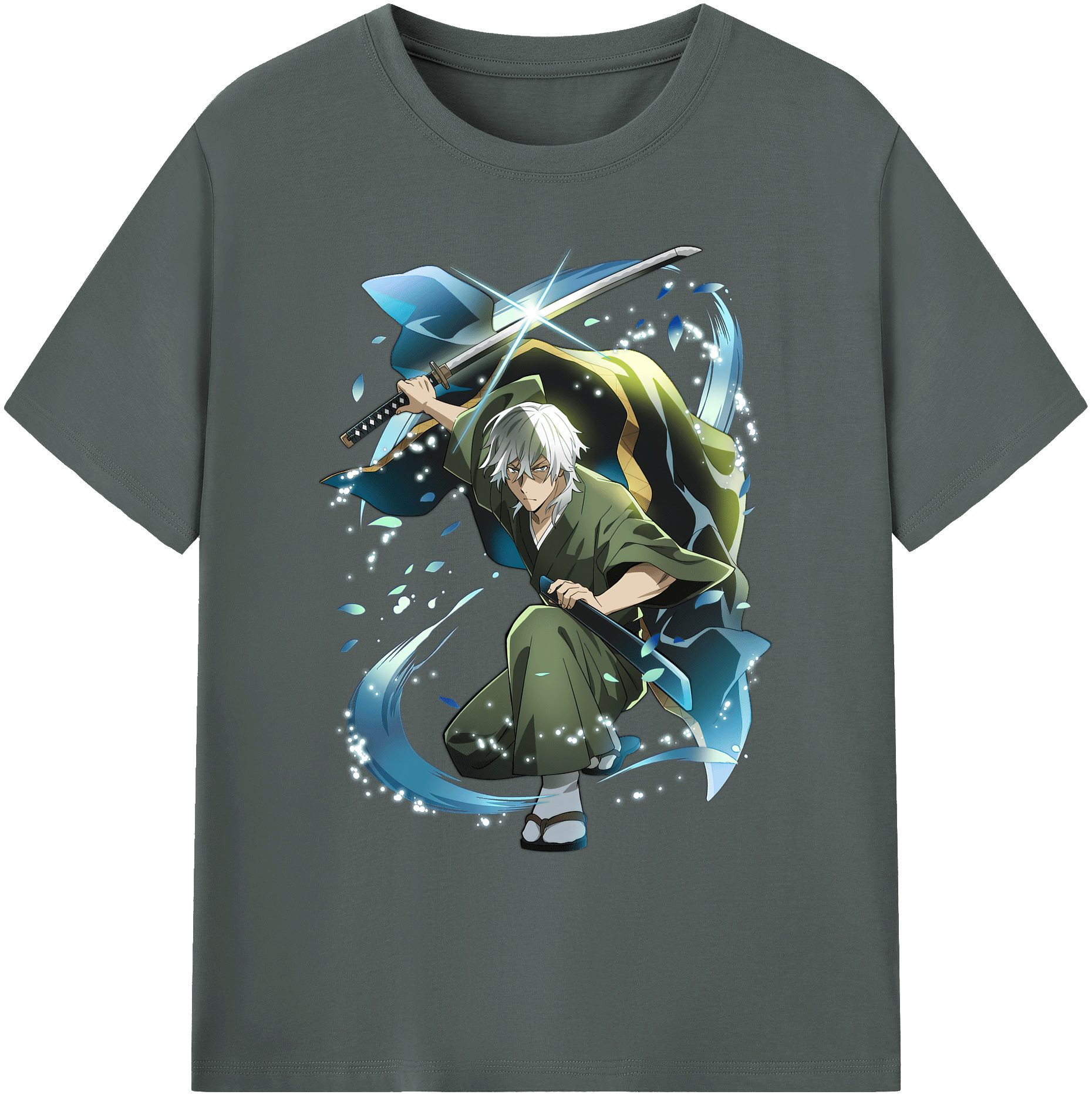（画像用） 文豪ストレイドッグス Bungo Stray Dogs 綿100％ メンズ半袖Tシャツ｜肌触りやわらか＆通気性